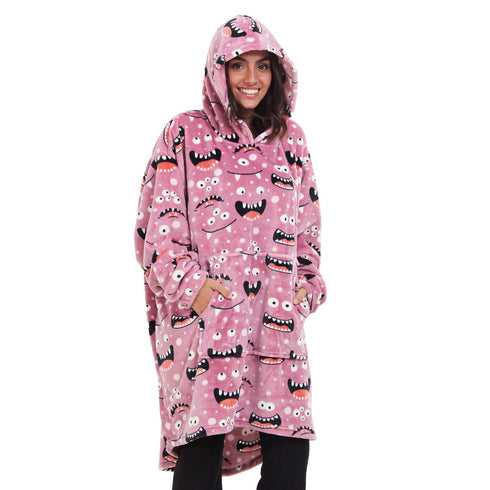 Snuggs Blanket Hoodie Cashmere monster